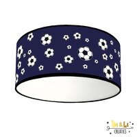 plafondlamp voetbal donkerblauw