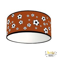 plafondlamp voetbal oranje
