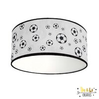 plafondlamp voetbal wit