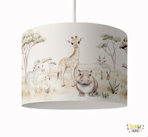 Hanglamp safari aquarel dieren