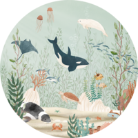 Muursticker Kelp forest 100 cm