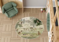 Vloerkleed zacht forest fun