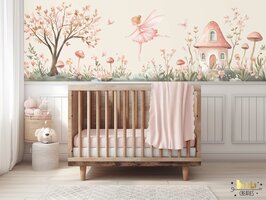 lambriseringbehang fairy garden dansend meisje