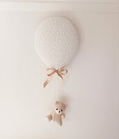 Muurdecoratie Beertje hangend aan ballon