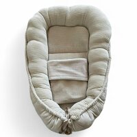 Babynestje Rib beige