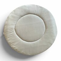 boxkleed wellnes fleece lichtbeige rond