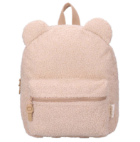 rugtasje met oortjes teddy beige