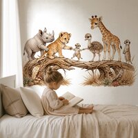 Behang safari adventure dansende dieren