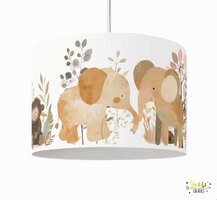 Hanglamp safari zoo olifant &amp; aapjes