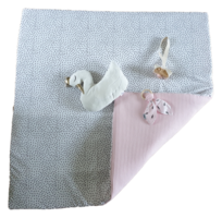 Speelkleed confetti zwart