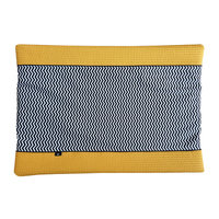 Aankleedkussenhoes Babykamer Wafelstof | zigzag zwart