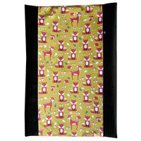 AANKLEEDKUSSENHOES BABYKAMER VOSJE OKER -WAFELSTOF zwart