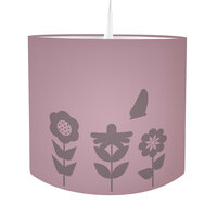 Lamp silhouet Bloemen Kinderkamer | effen