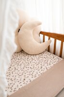 kussen maan teddystof ecru