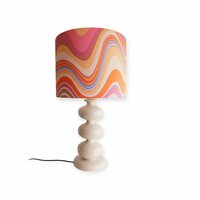 Lamp retro look vintage kleurgolven