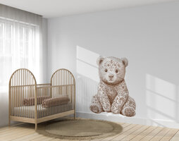 muursticker floral beer