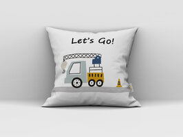 kussen kraanwagen lets go!