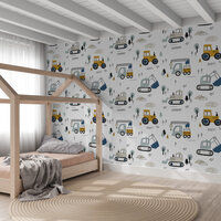 Behang voertuigen lets go!