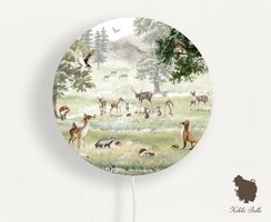 wandlamp rond forest fun