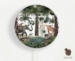 wandlamp rond animal kingdom