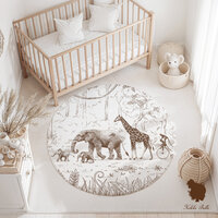 vloerkleed animal parade brown