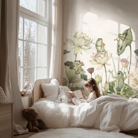 water lily orchestra behang kikki belle