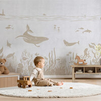 monochrome sea white vintage