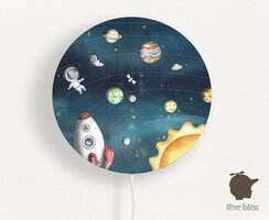wandlamp rond  space joy
