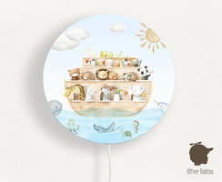 wandlamp rond  noah's journey