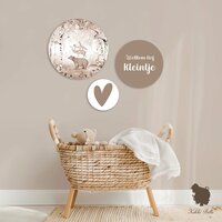 muurcirkel set Bear king brown