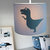 Lamp silhouet Dino Kinderkamer | effen Lamp silhouet Dino Kinderkamer | effen