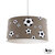  Hanglamp voetbal taupe