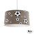 Hanglamp voetbal taupe  Hanglamp voetbal taupe