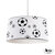 Hanglamp voetbal wit