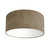 plafondlamp velours bruin/taupe plafondlamp velours bruin/taupe