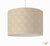 Hanglamp madeliefjes beige