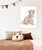 poster floral baby panter