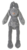 Deep grey rabbit richie muziekdoos