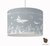 Hanglamp onderwaterwereld monochroom blauw