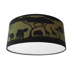 plafondlamp safari silhouet custommade saphire
