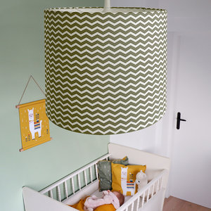 Lamp basic Zigzag | vintage groen