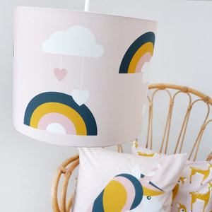 Hanglamp Regenboog Kinderkamer | oud roze