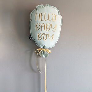 Decoratie ballon hello baby boy