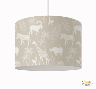 hanglamp jungle beige