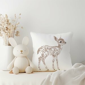 Kussen Floral hertje