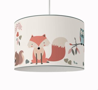 Hanglamp bosdieren herfstkleuren