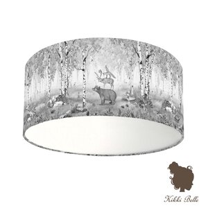 Plafondlamp king bear B&W