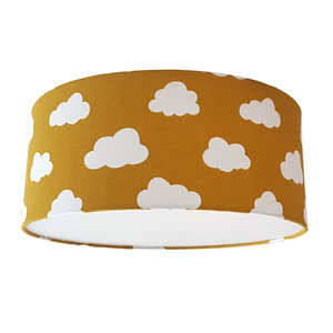 Plafond lamp wolken oker