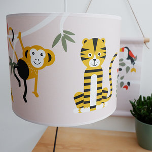 lamp jungle oud roze