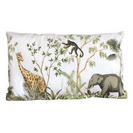Kussen jungle Olifant & Giraf
